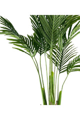 Artificial Tree Areca Tree Anthracite Tall Beach Palm Tree In Vase Artificial Areka 190cm - Swordslife