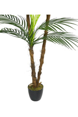 Artificial Tree Areka Palm 3 Layers 3 Branches 18 Leaves 130cm Indoor Flower Artificial Flower - Swordslife