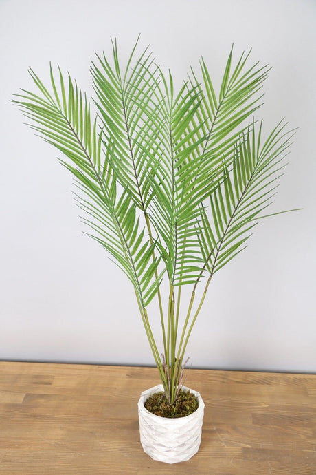 Artificial Areca Palm Tree 95 Cm With Concrete Pot - Swordslife