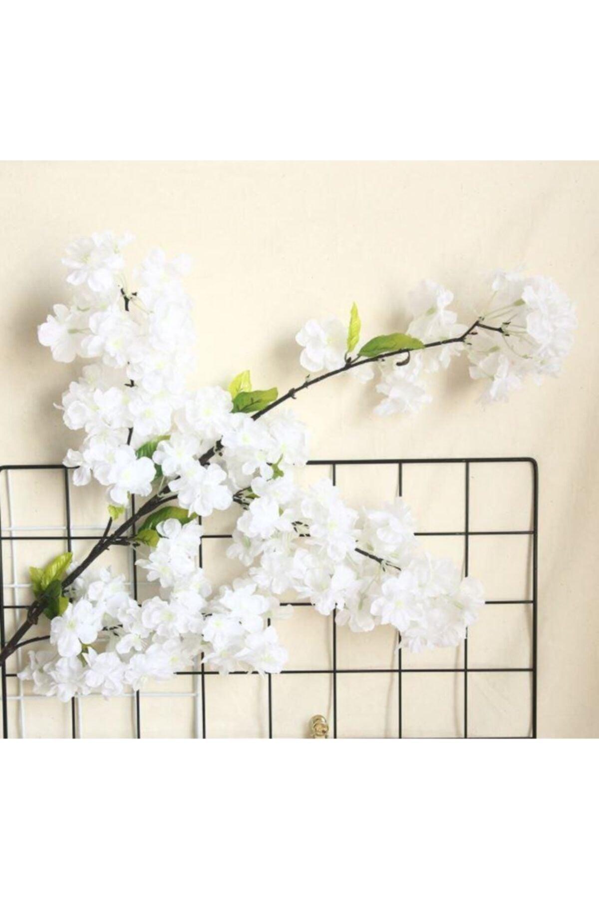 Artificial Flower Spring Branch Japanese Cherry Blossom 90 Cm White - Swordslife