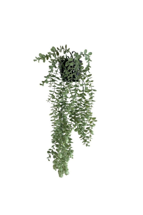 Artificial Flower Pot Hanging Boxwood Matte Pastel Eucalyptus Artificial Ivy Pastel 70 cm - Swordslife