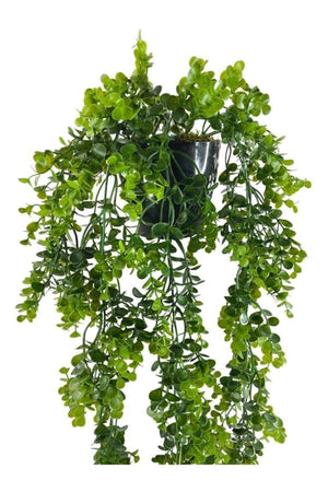 Artificial Flower Pot Hanging Boxwood Eucalyptus Artificial Ivy 60cm - Swordslife