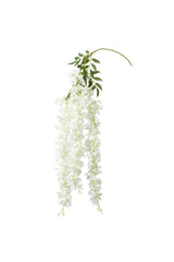 Artificial Flower Hanging 4 Branches Acacia 70cm White - Swordslife