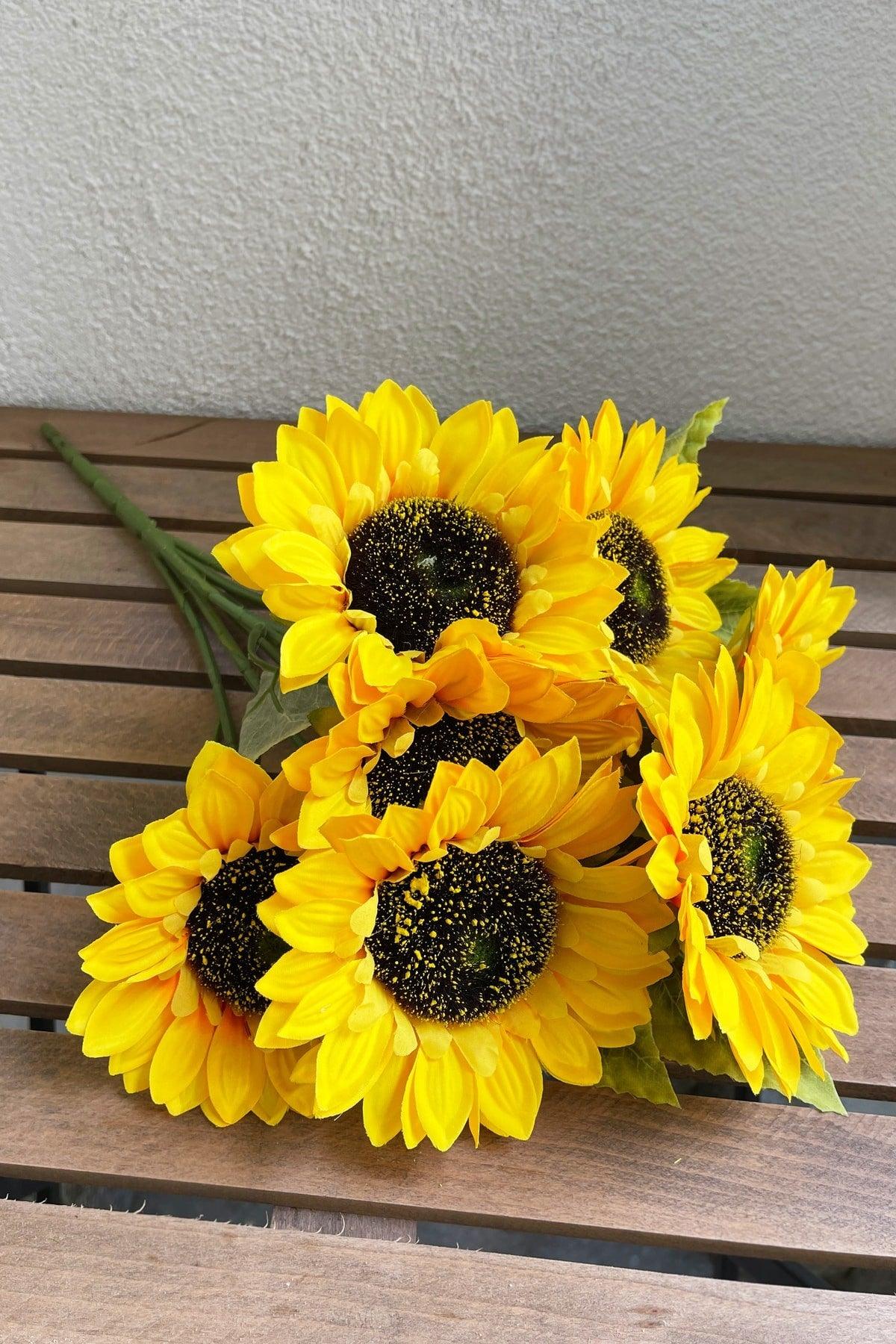 Artificial Flower Artificial Sunflower Bunch - Swordslife