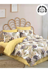 Leaf Pattern Ranforce Single Duvet Cover Set 1. Quality - Swordslife