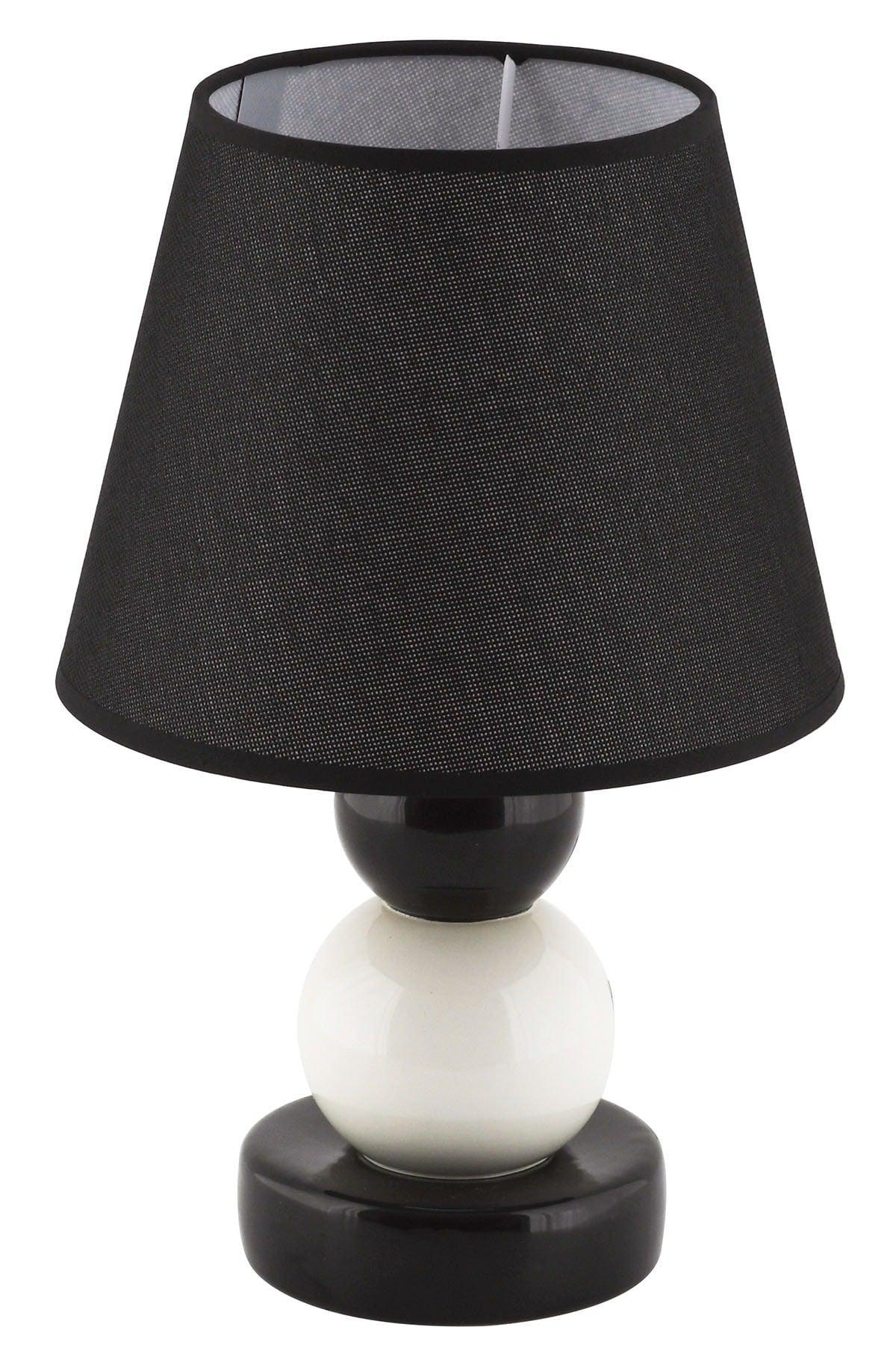 Yarkın Black and White Ceramic Living Room-Living Room-Bedroom Modern Design Retro Lampshade - Swordslife