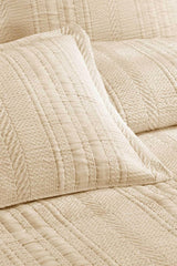 Bed Cover Set Double Matilda Cappuccino (240x250cm) - Swordslife