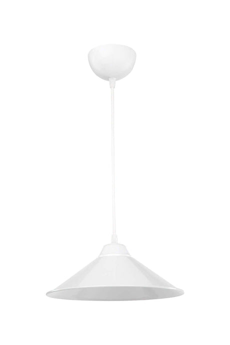 Maya Single Pendant Lamp White - Swordslife