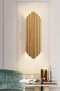 Yellow Matte Gold Tubular Sconce - Swordslife