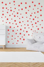 Star Sticker, Baby Girl Room Star Sticker, Star Wall Sticker Decal Red - Swordslife