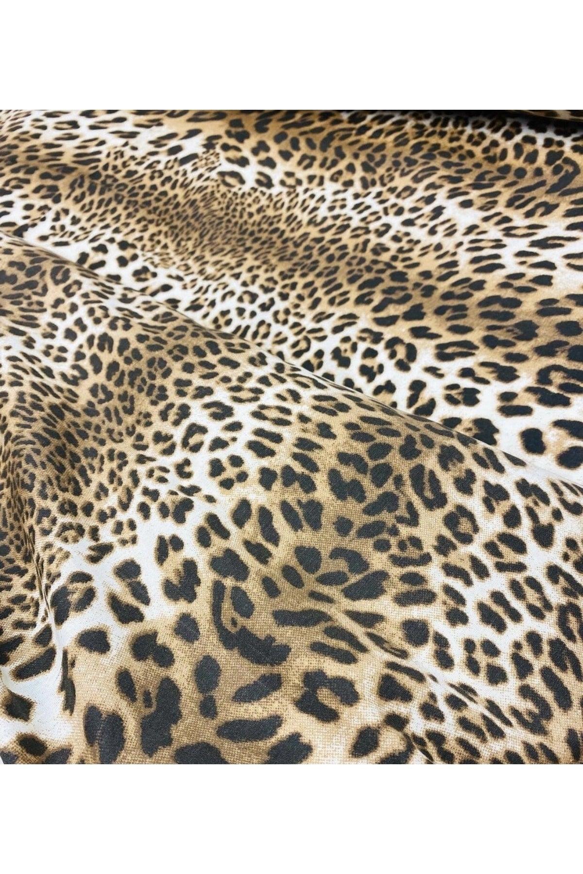 High Quality Leopard Pattern Double Double Non Iron Fabric 100% Cotton Duvet Cover Set - Swordslife