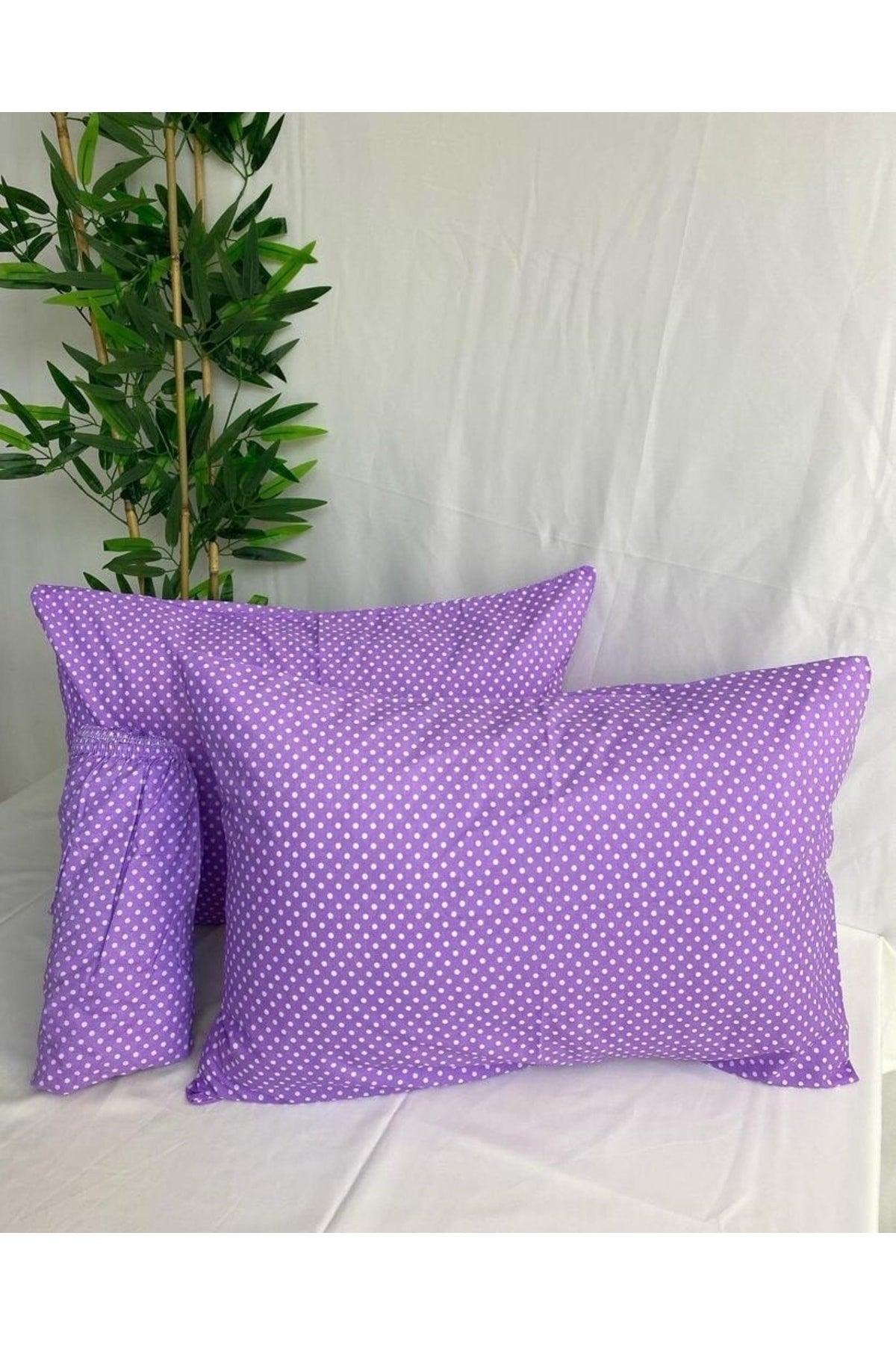 High Quality Polka Dot Pattern Oversized King Size Non Iron Fabric Cotton Bed Sheet Set - Swordslife