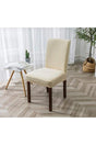 High Quality Chair Cover Set Chair Cover . (6PCS) Cream - Swordslife