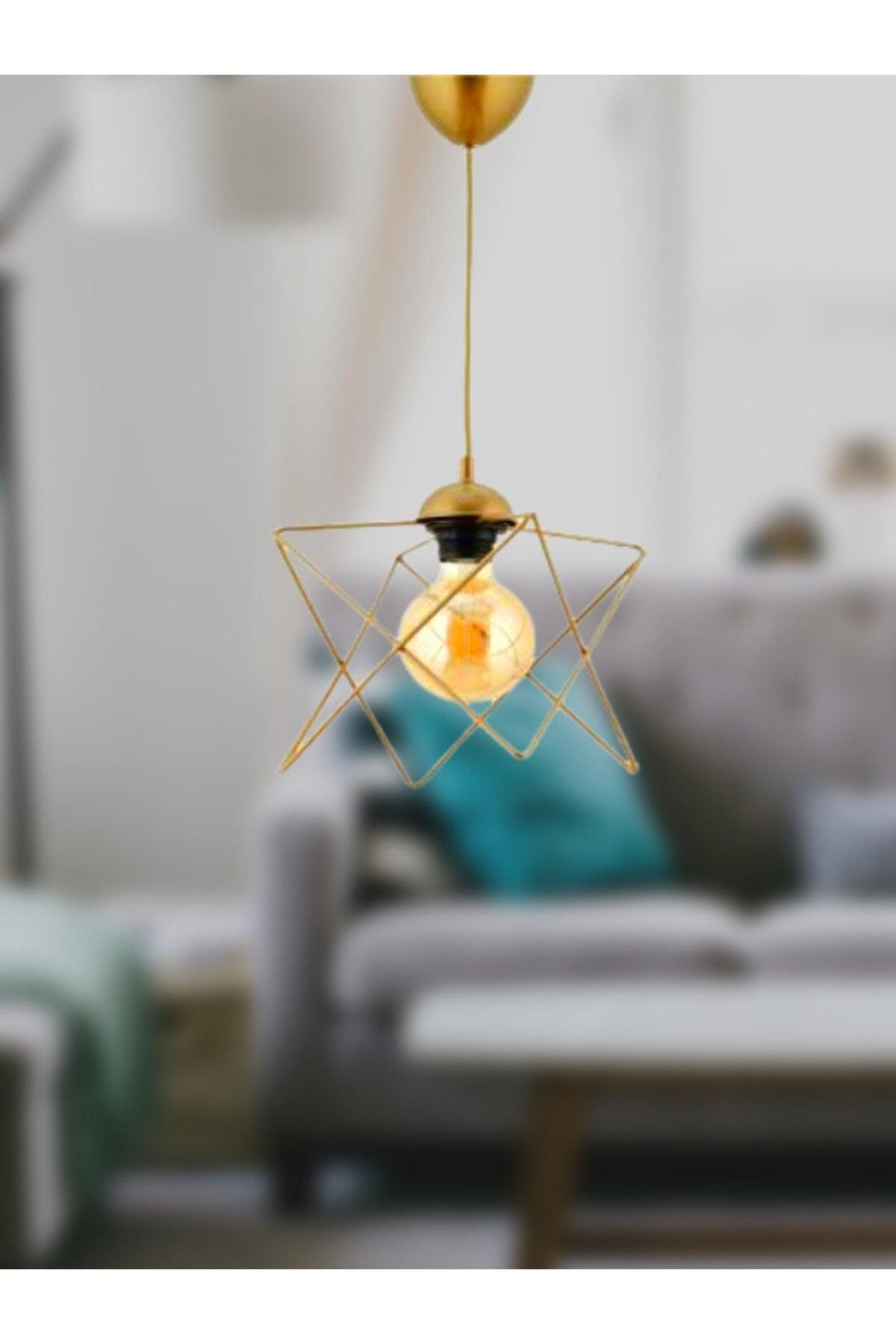 Zigzag Single Tumbled Pendant Lamp Chandelier - Swordslife